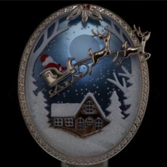 BNWT Bath & Body Works Light Up Wallflower Santa and Sleigh Reindeer Wallflower - Picture 2 of 6